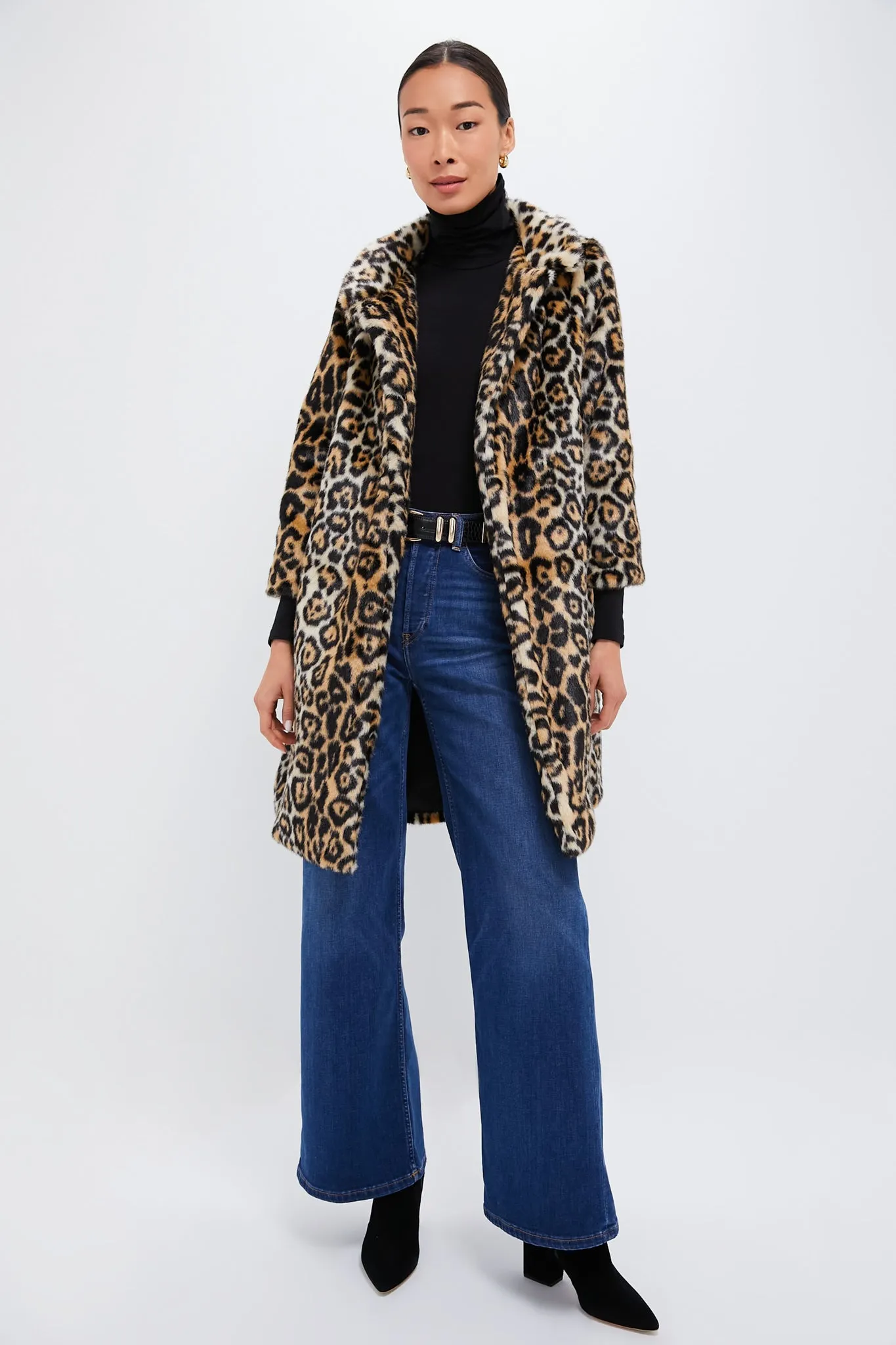 Leopard Vegan Fur Coat