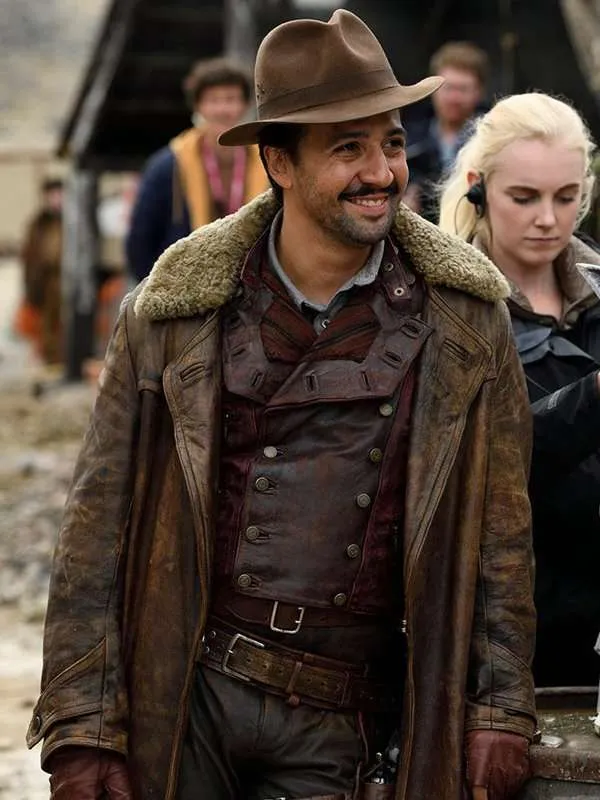 Lin-Manuel Miranda His Dark Materials Distressed Coat | Lee Scoresby Coat