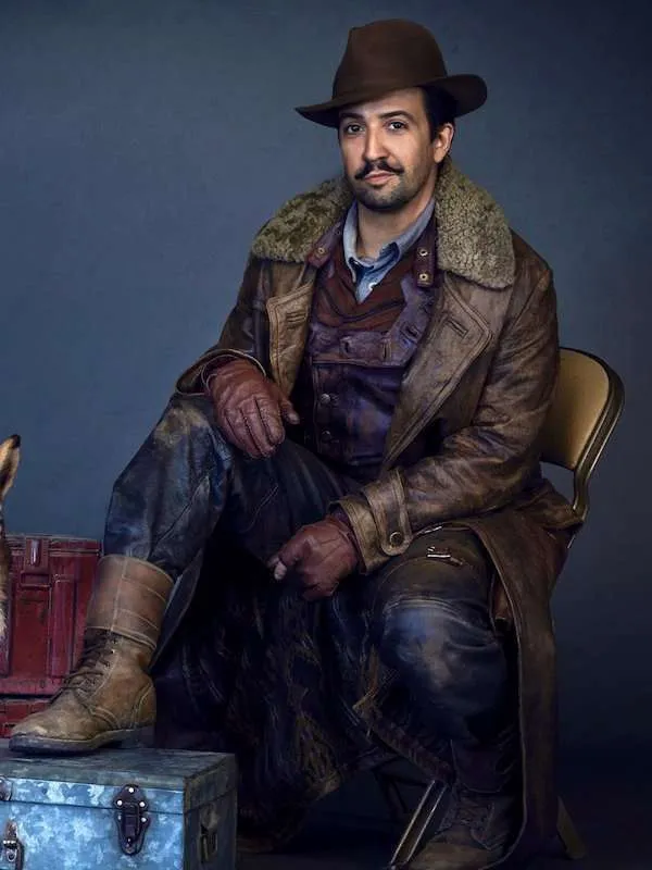 Lin-Manuel Miranda His Dark Materials Distressed Coat | Lee Scoresby Coat