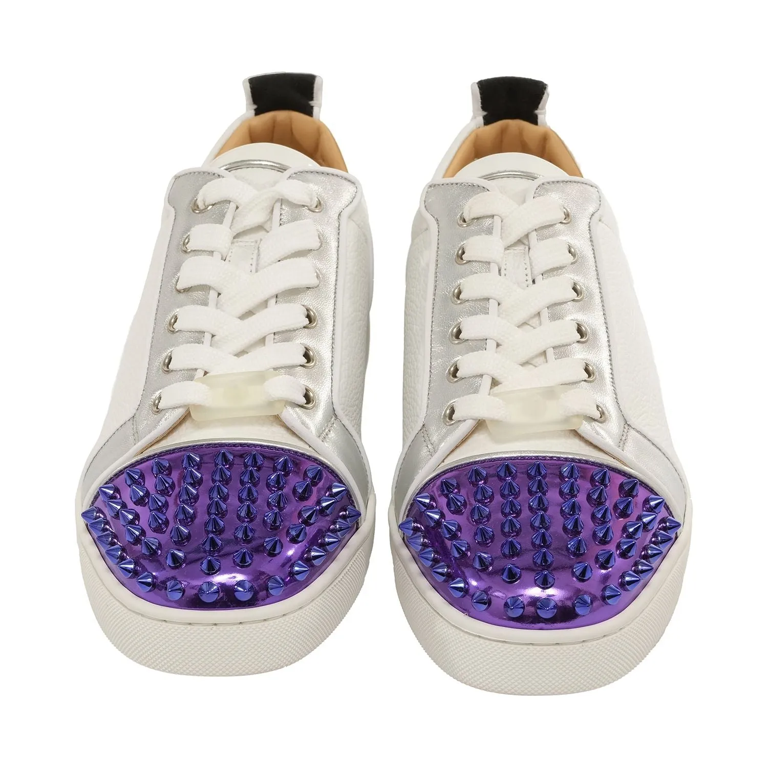 Louis Junior Spikes Flat Contrasting Leather Sneakers