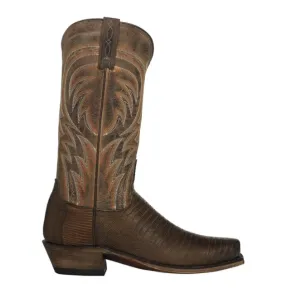 M2904.74 - Lucchese Men's Percy Boot - Antique Tan Tegu Lizard