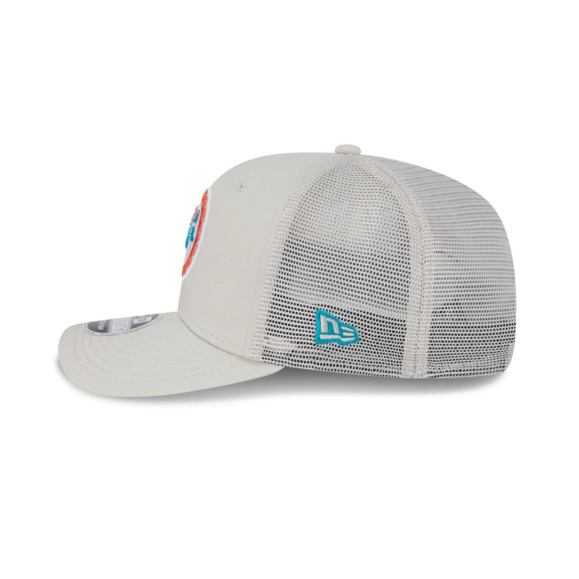 Miami Dolphins Canvas 9SEVENTY Trucker Hat