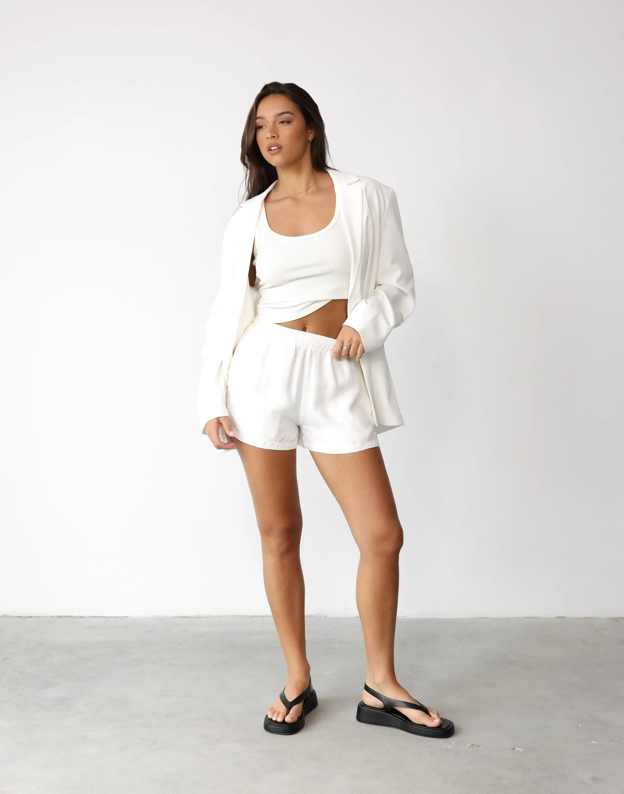 Minni Shorts (White)