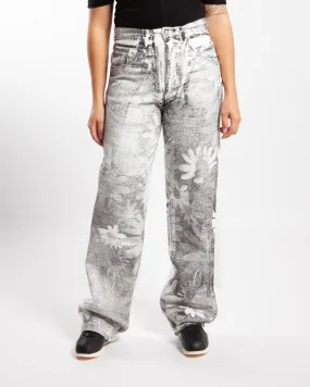 MM6 Maison Margiela Print Tapered Jeans