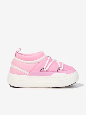 Moon Boot Girls JR Park Icon Trainers in Pink