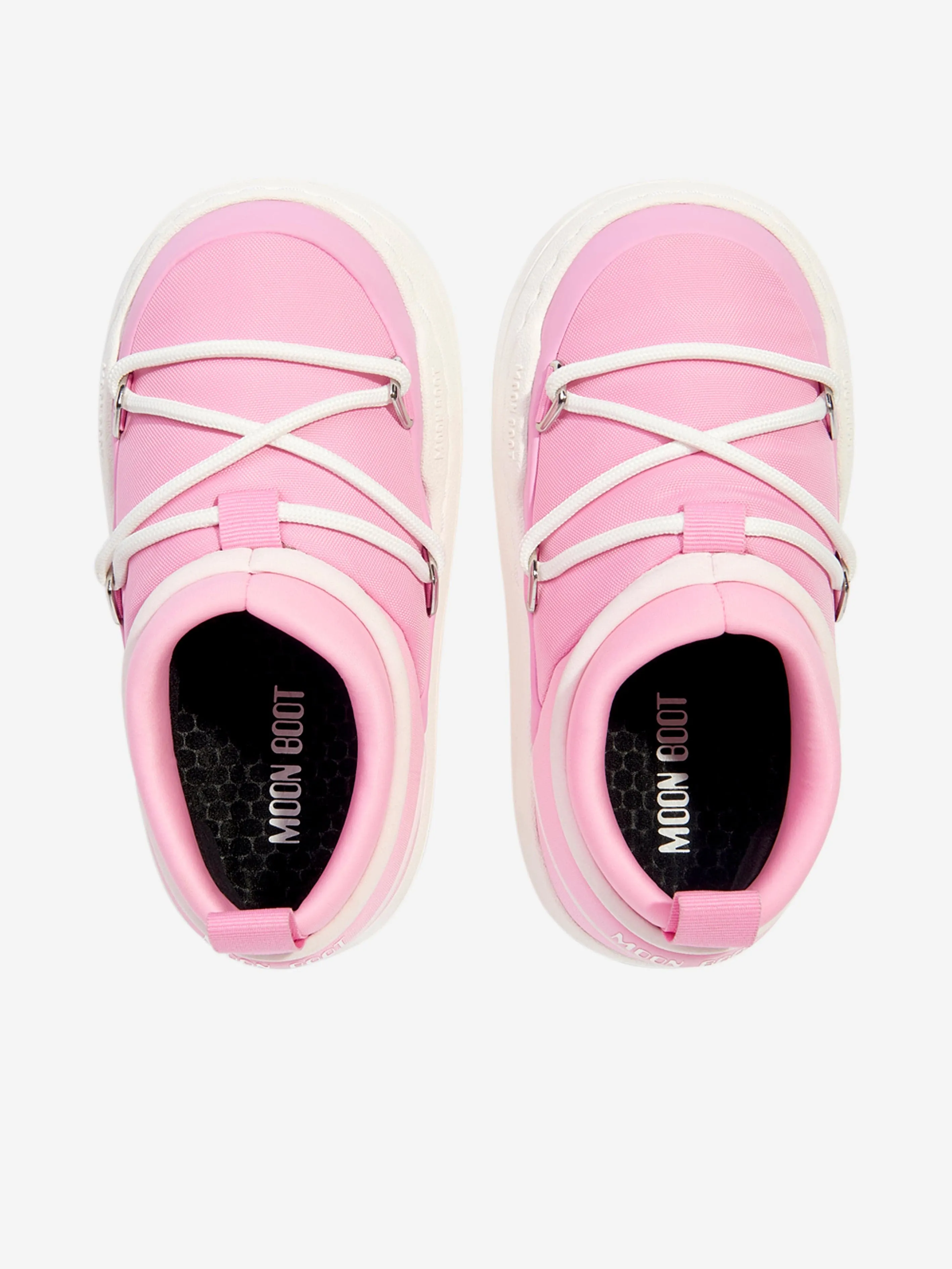 Moon Boot Girls JR Park Icon Trainers in Pink