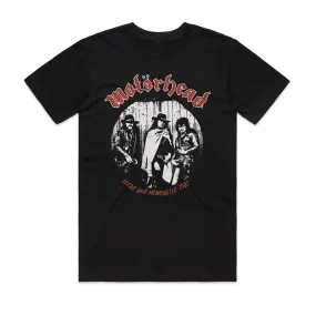 Motorhead - Leeds & Newcastle 1981 - Black T-shirt