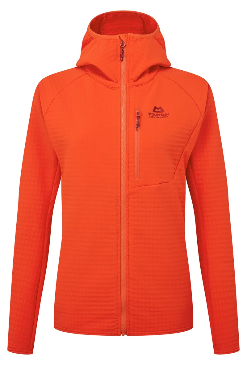 Mountain Equipment Womens Shroud Hooded Jacket - Cardinal Orange