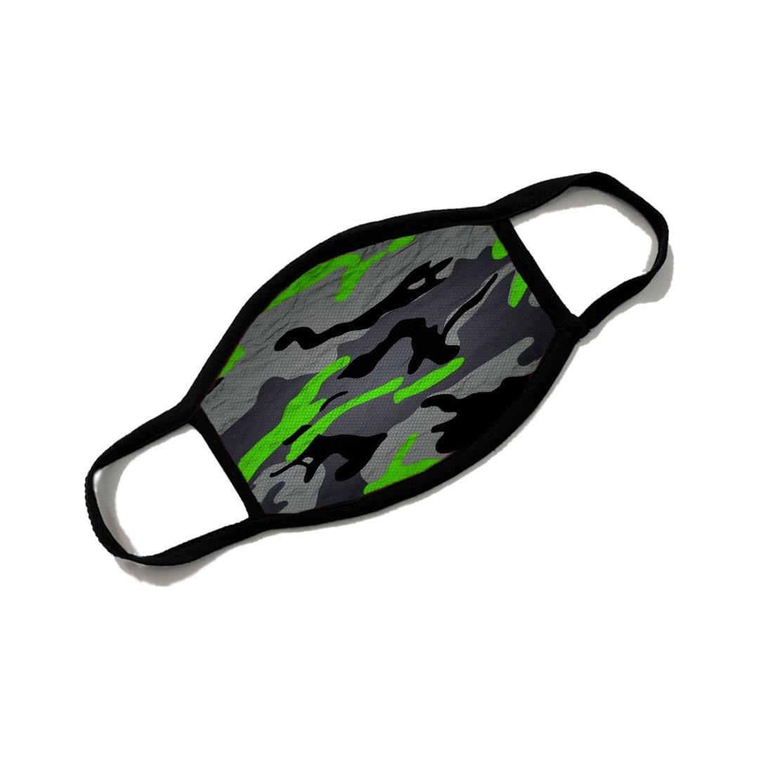 Neon Camo Premium Face Mask (Reusable)