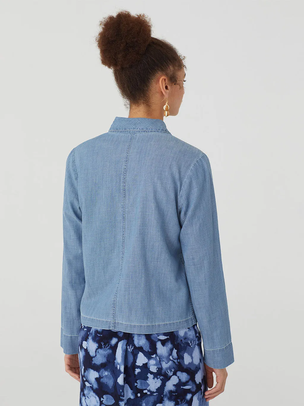 Nice Things Denim Pocket Jacket - 100% Cotton