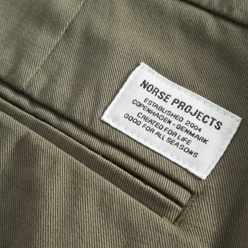 Norse Projects Aros Regular Light Stretch Pant (Sediment Green)