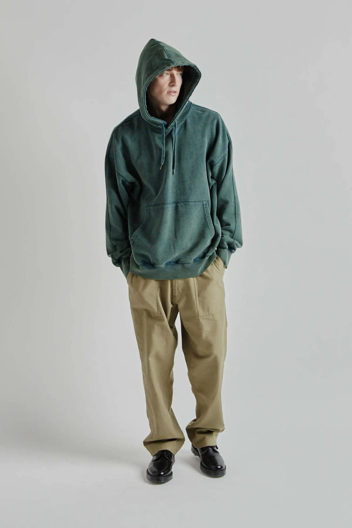 OG Vintage Dyeing Pullover Hoody - Dark Green