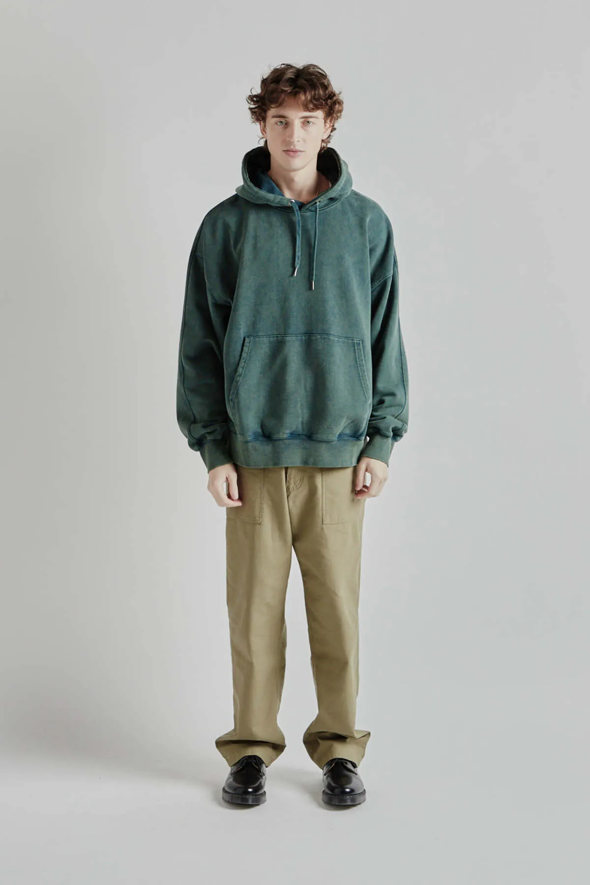 OG Vintage Dyeing Pullover Hoody - Dark Green