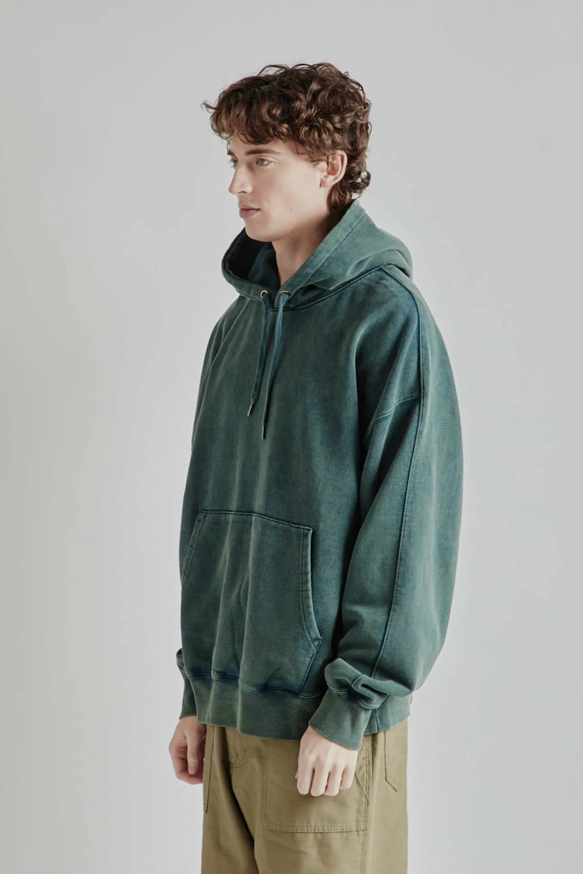 OG Vintage Dyeing Pullover Hoody - Dark Green