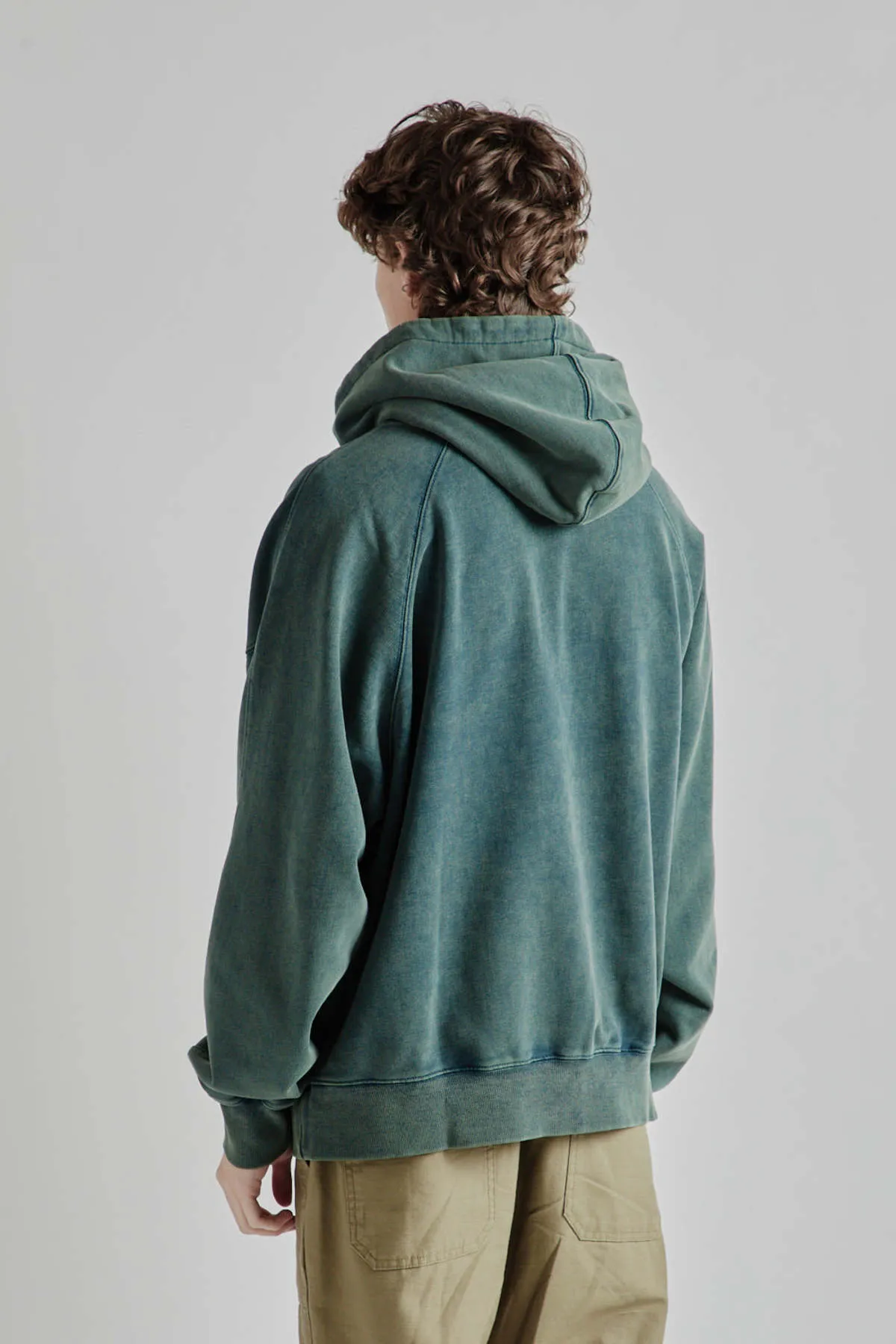 OG Vintage Dyeing Pullover Hoody - Dark Green