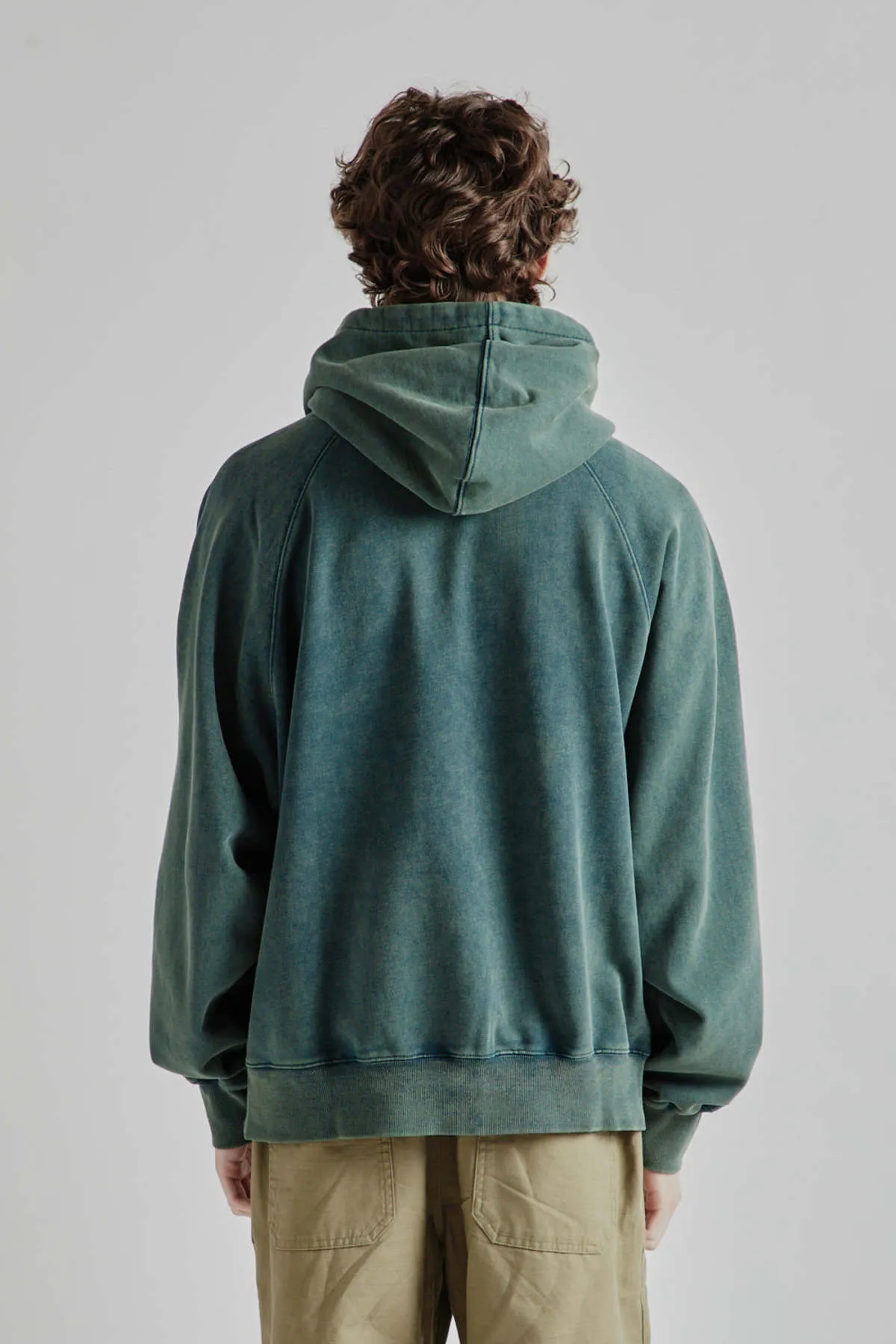 OG Vintage Dyeing Pullover Hoody - Dark Green