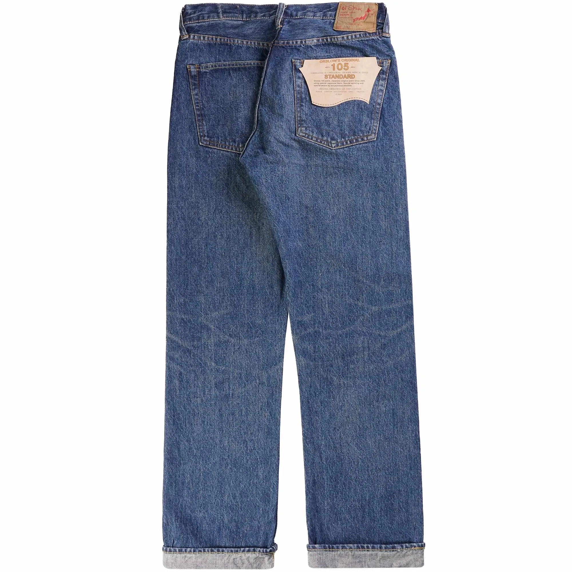 OrSlow 105 Standard Fit Jeans - 2 Year Wash