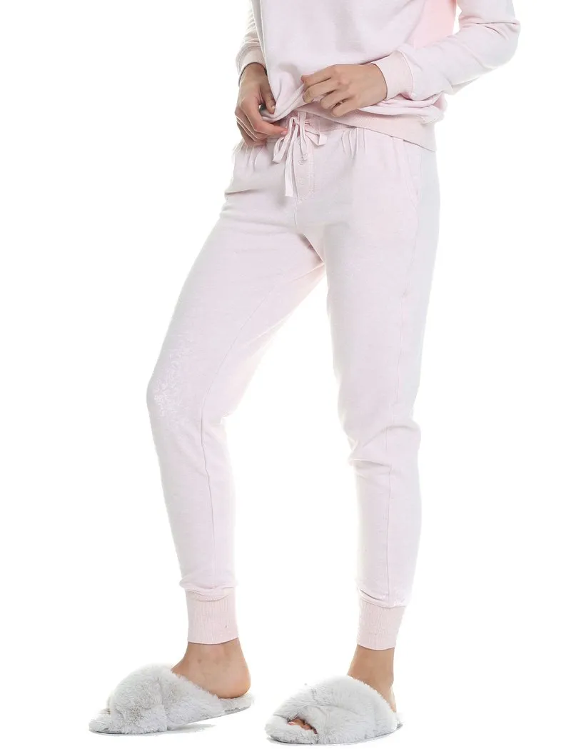 Papinelle - So Soft Fleecy Lounge Pant Light Pink