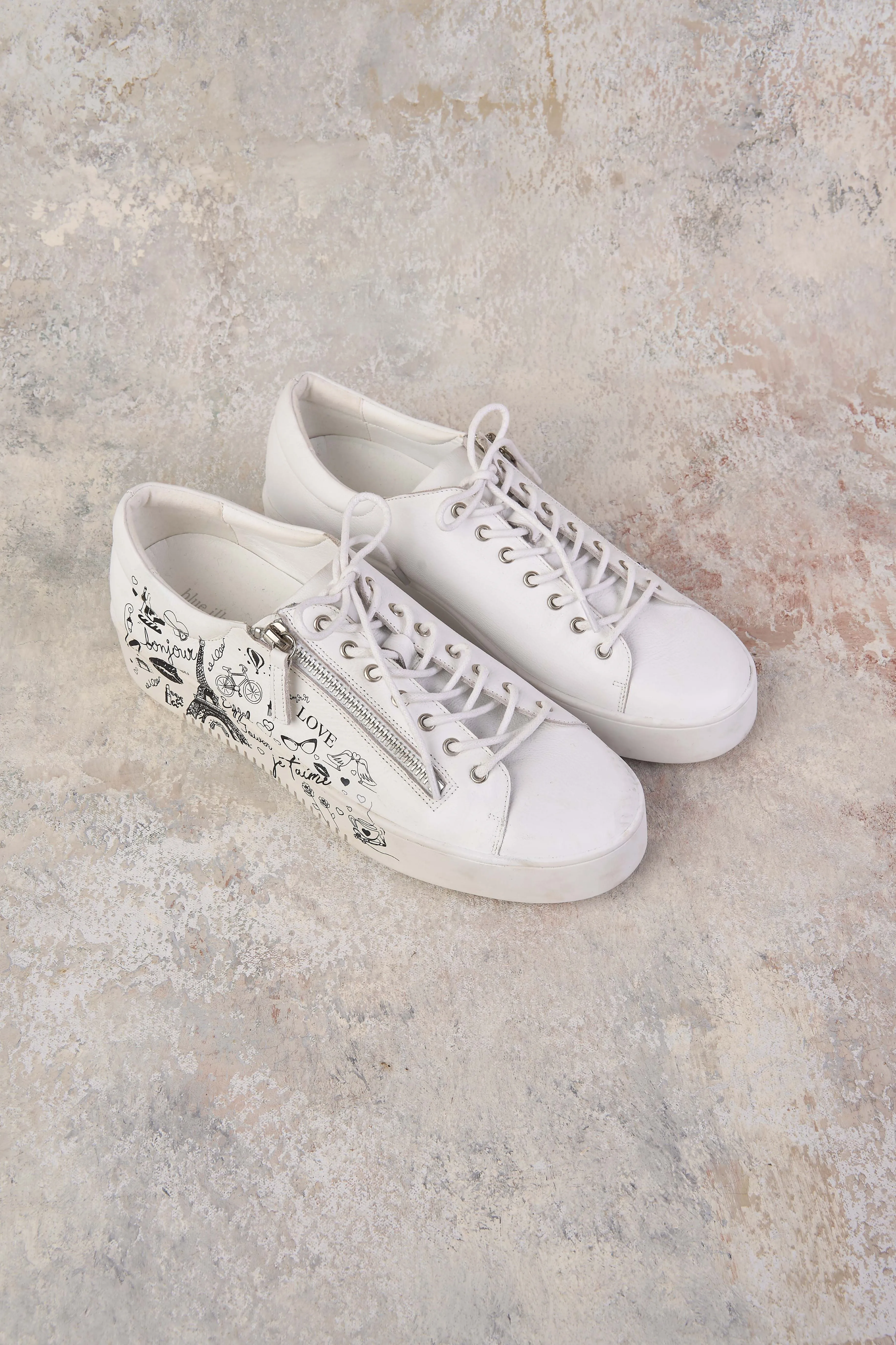 Paris Print Sneaker