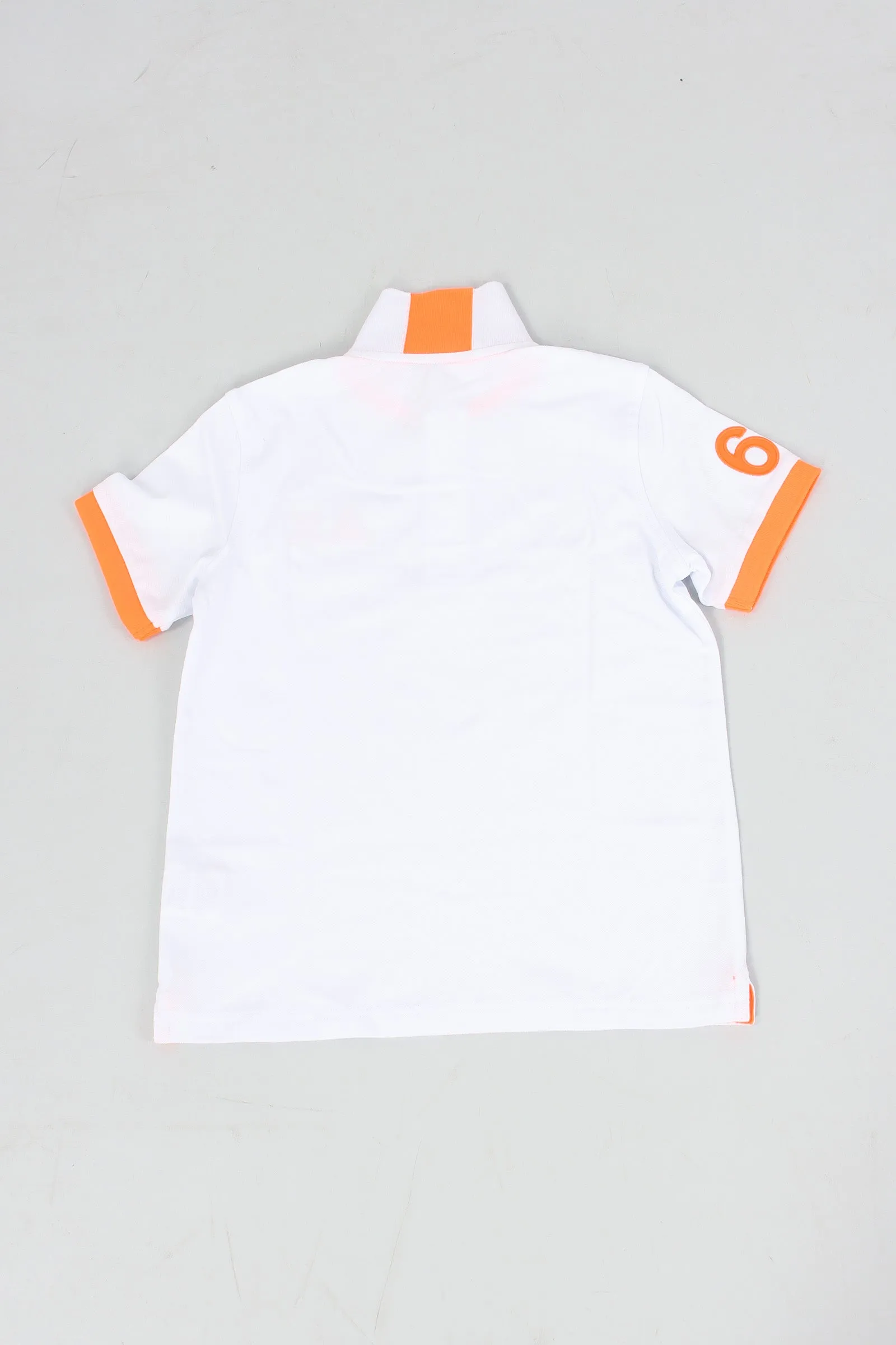 Polo Logo Fluo Bianco