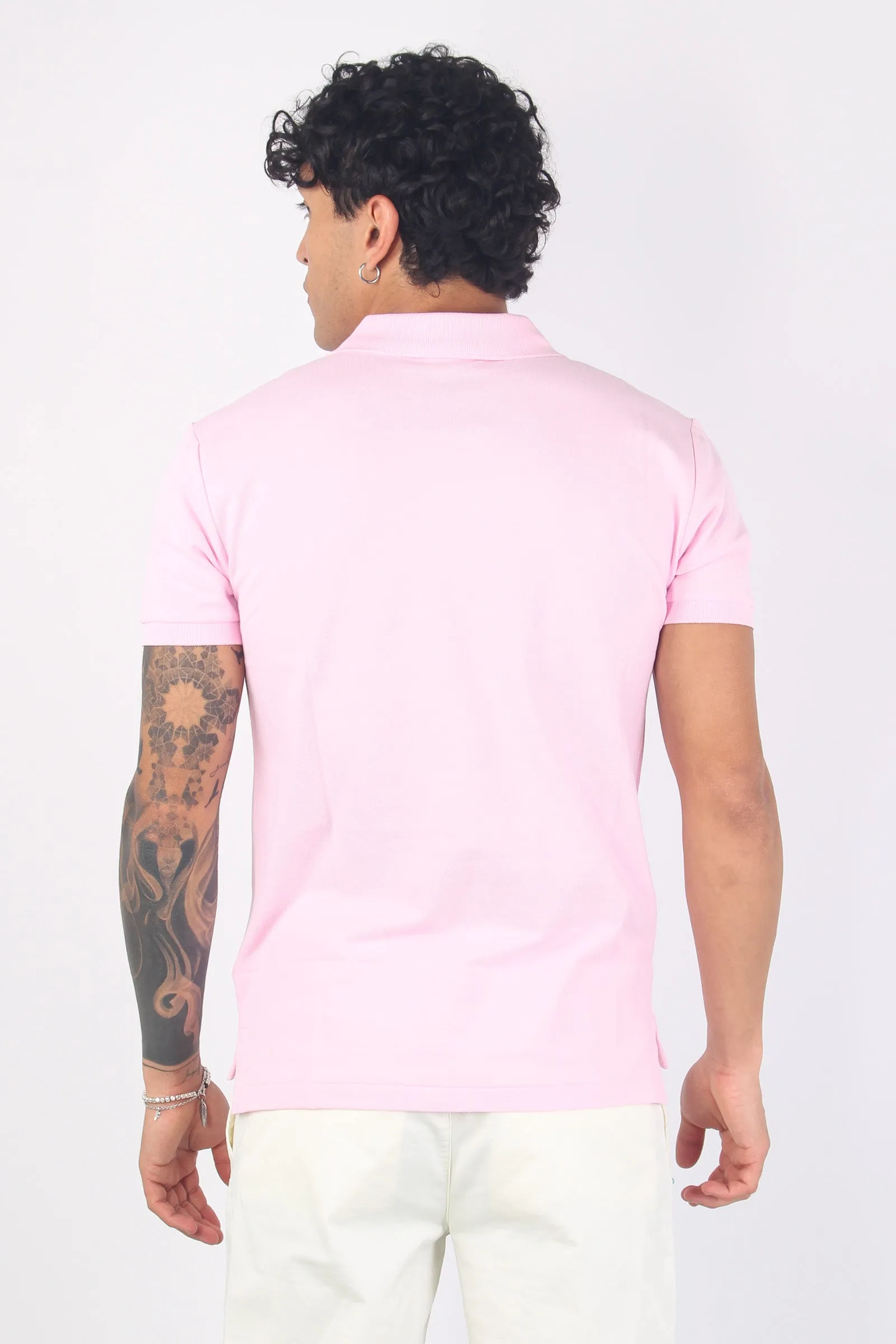 Polo Manica Corta Piquet Carmel Pink