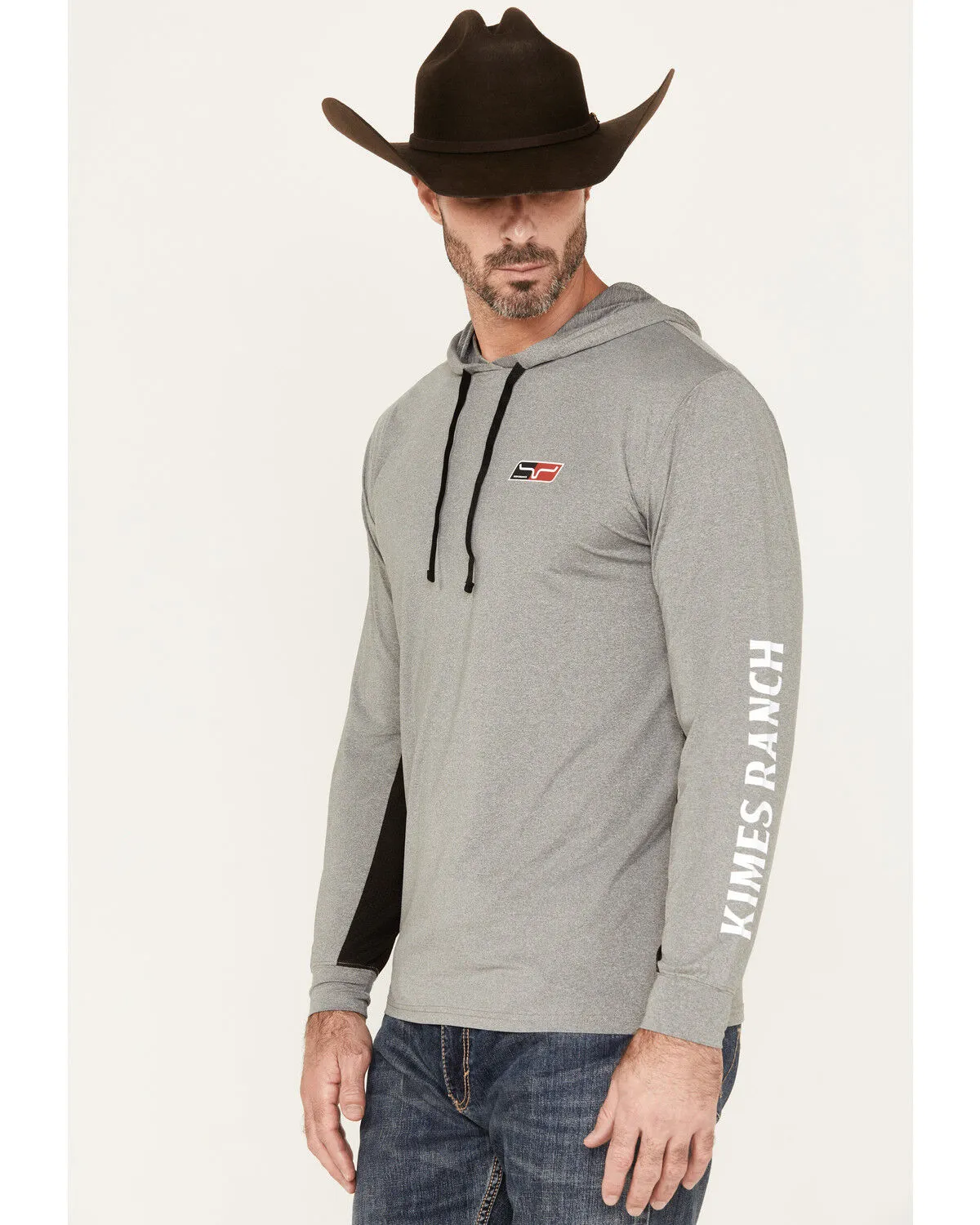 Product Name:  Kimes Ranch Men's Ninja Hood Tech Logo Long Sleeve T-Shirt