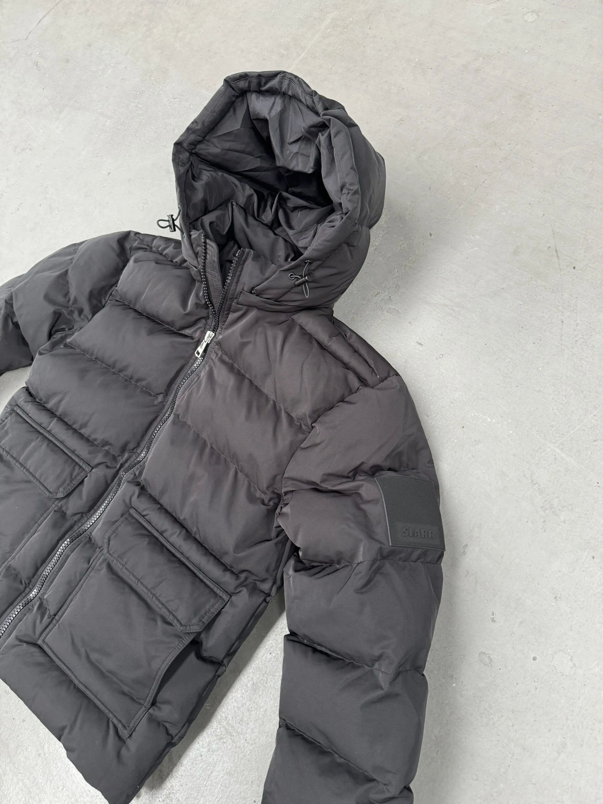 Puffer Coat - Black - SIARR