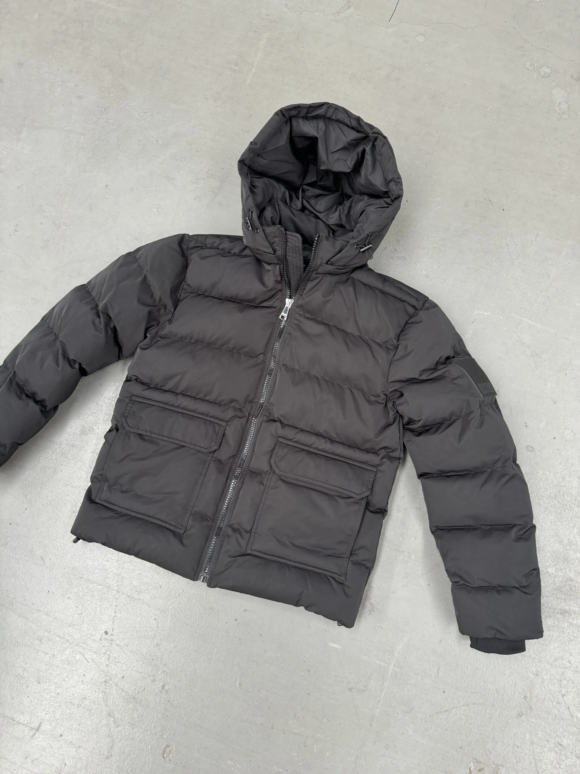 Puffer Coat - Black - SIARR