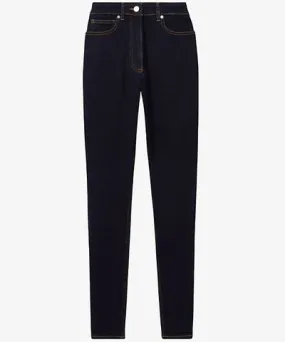 Reiss Womens Dark Blue Hattie skinny stretch-denim jeans