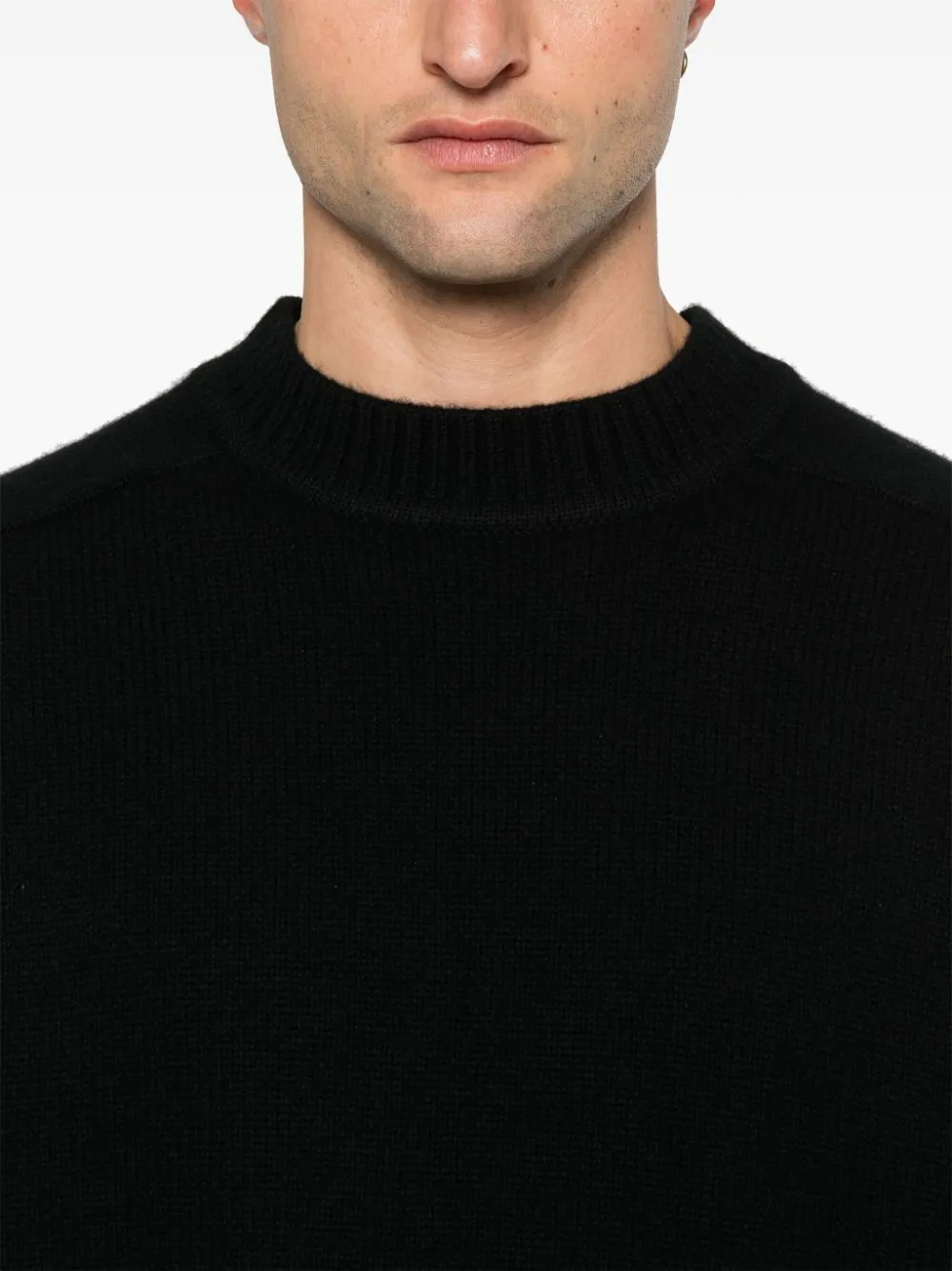 Relaxed crewneck sweater n°256 judith, raven