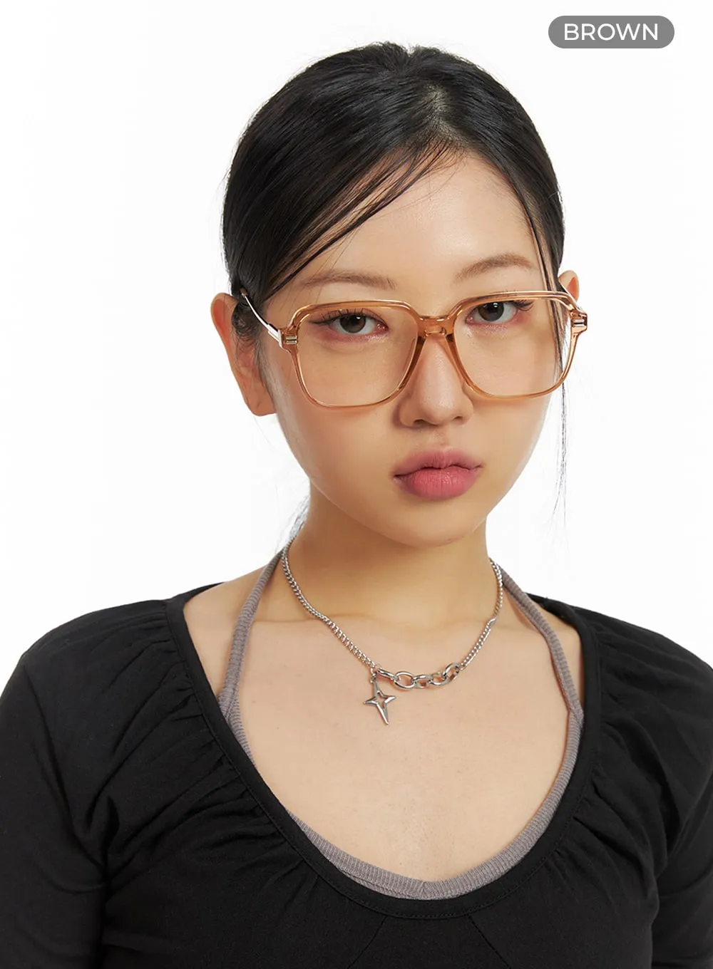 Retro Square Eye Glasses IF421