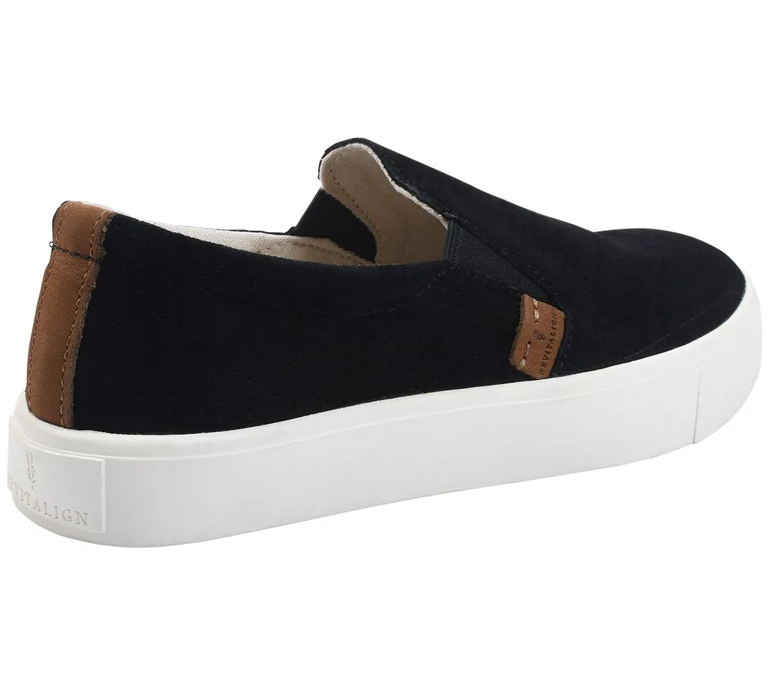 Revitalign Boardwalk Leather Slip-On Sneaker