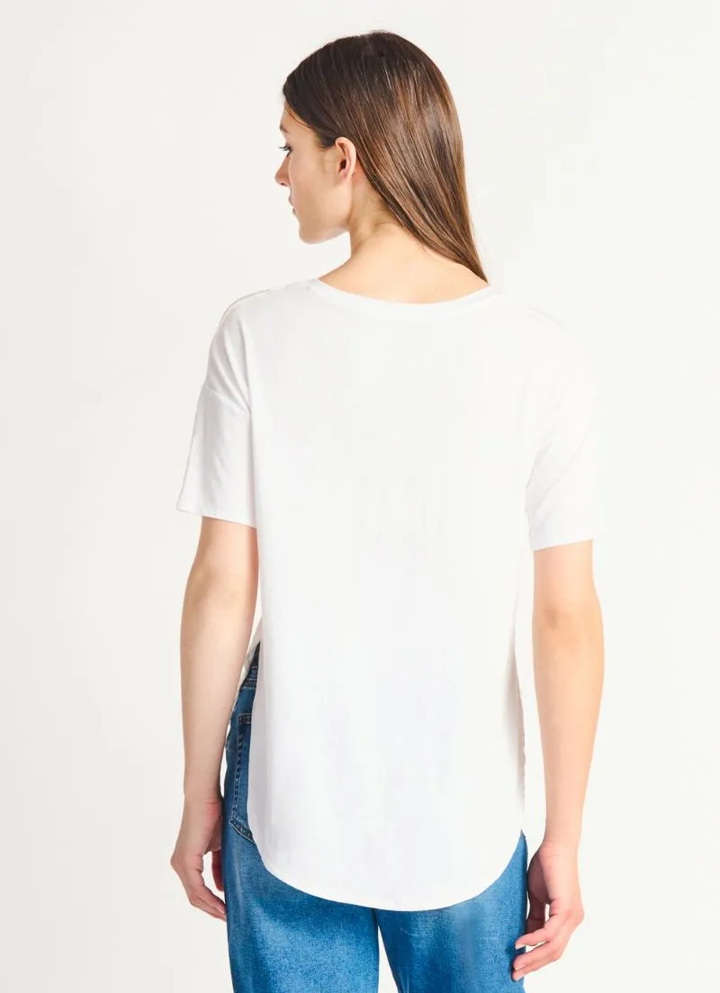 Rounded Hem Tee