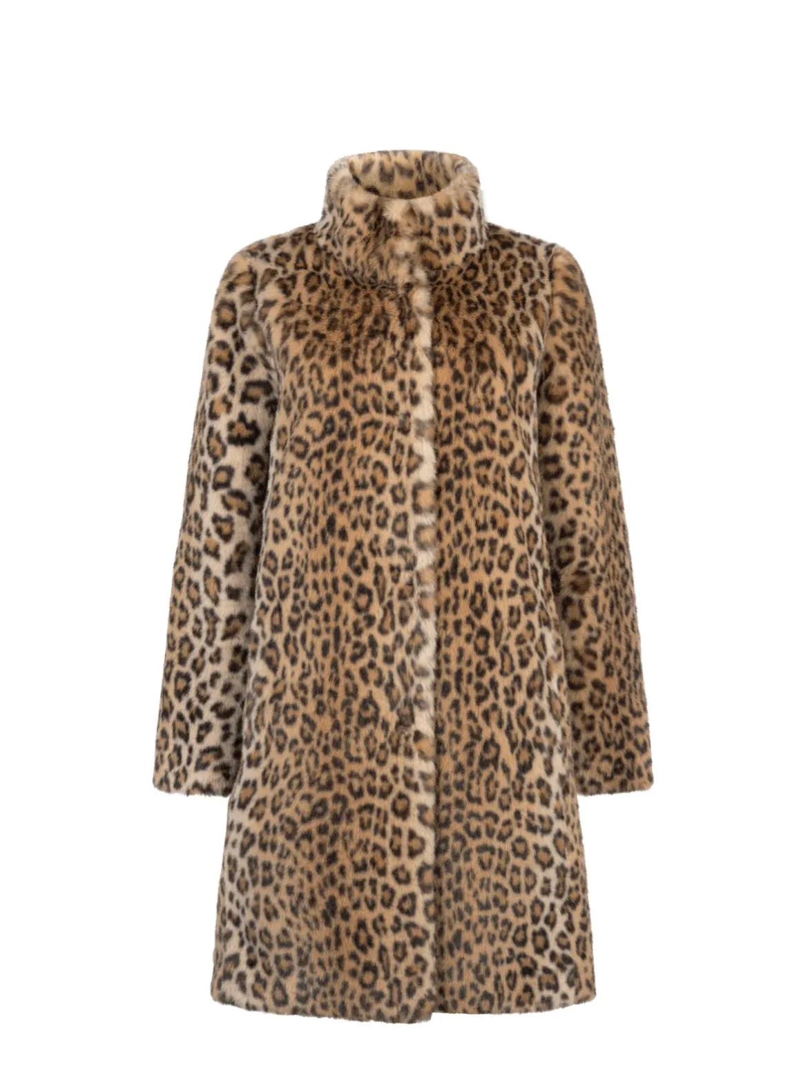 Sacs of Ashbourne   Issy London MillieLong Luxe Leopard Coat