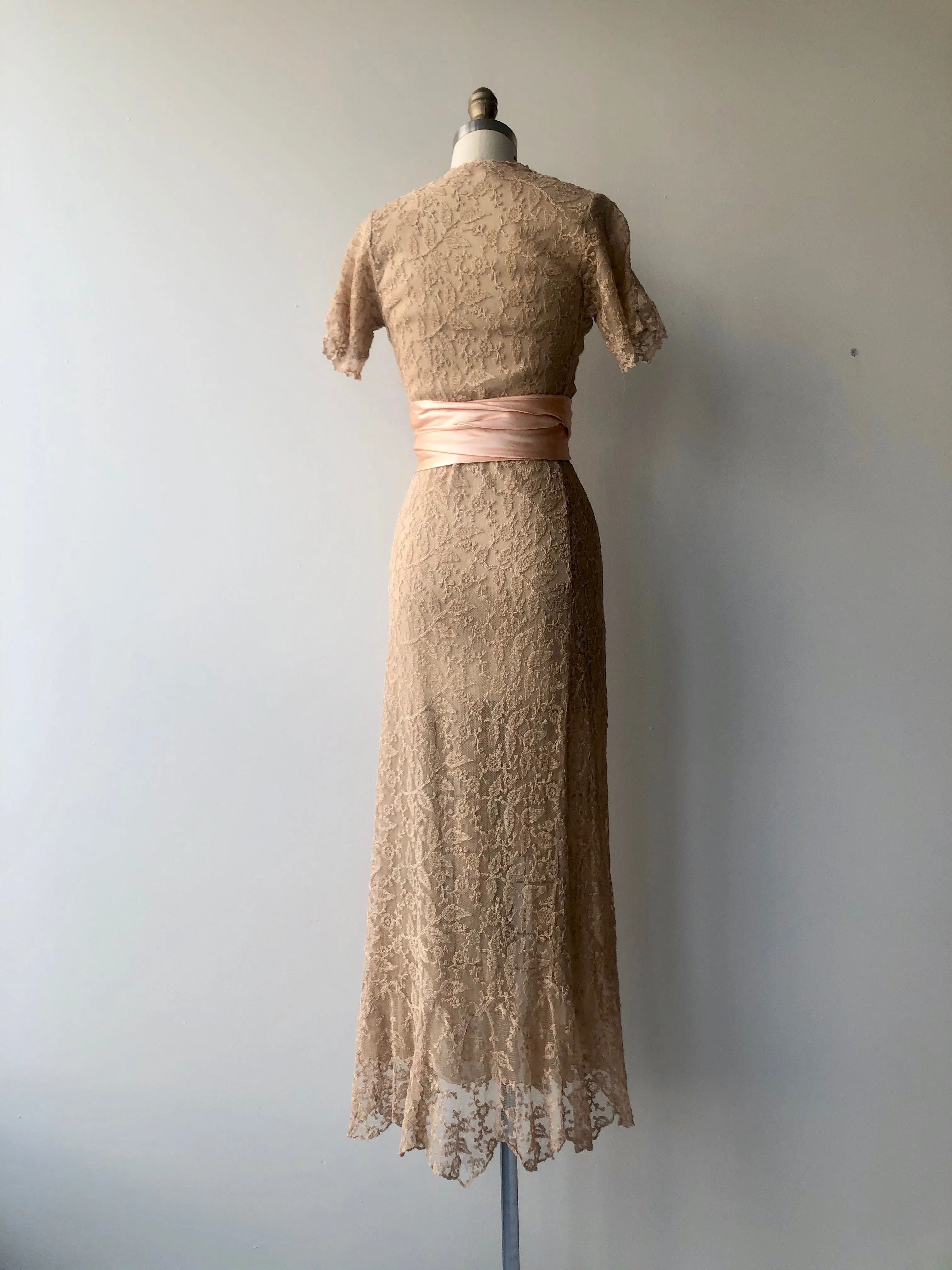 SALE | Antique Lace Dressing Gown