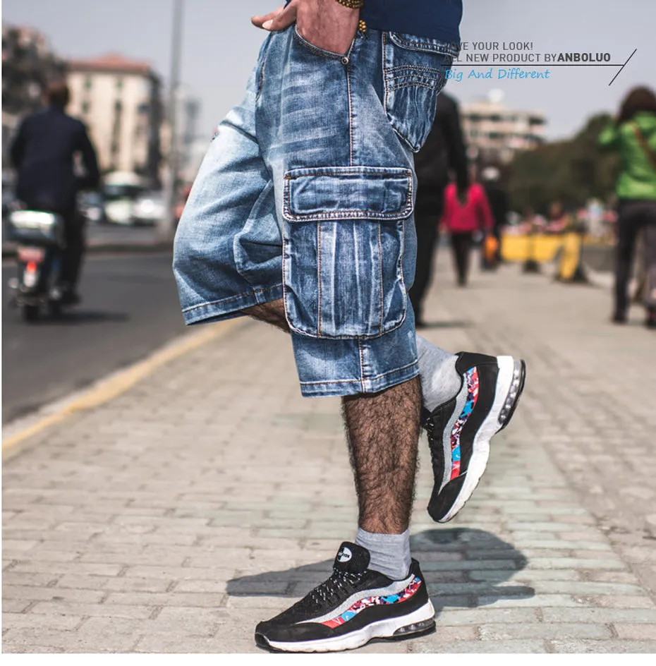 SALE of Men's Loose baggy / Short Skateboard jeans - EU