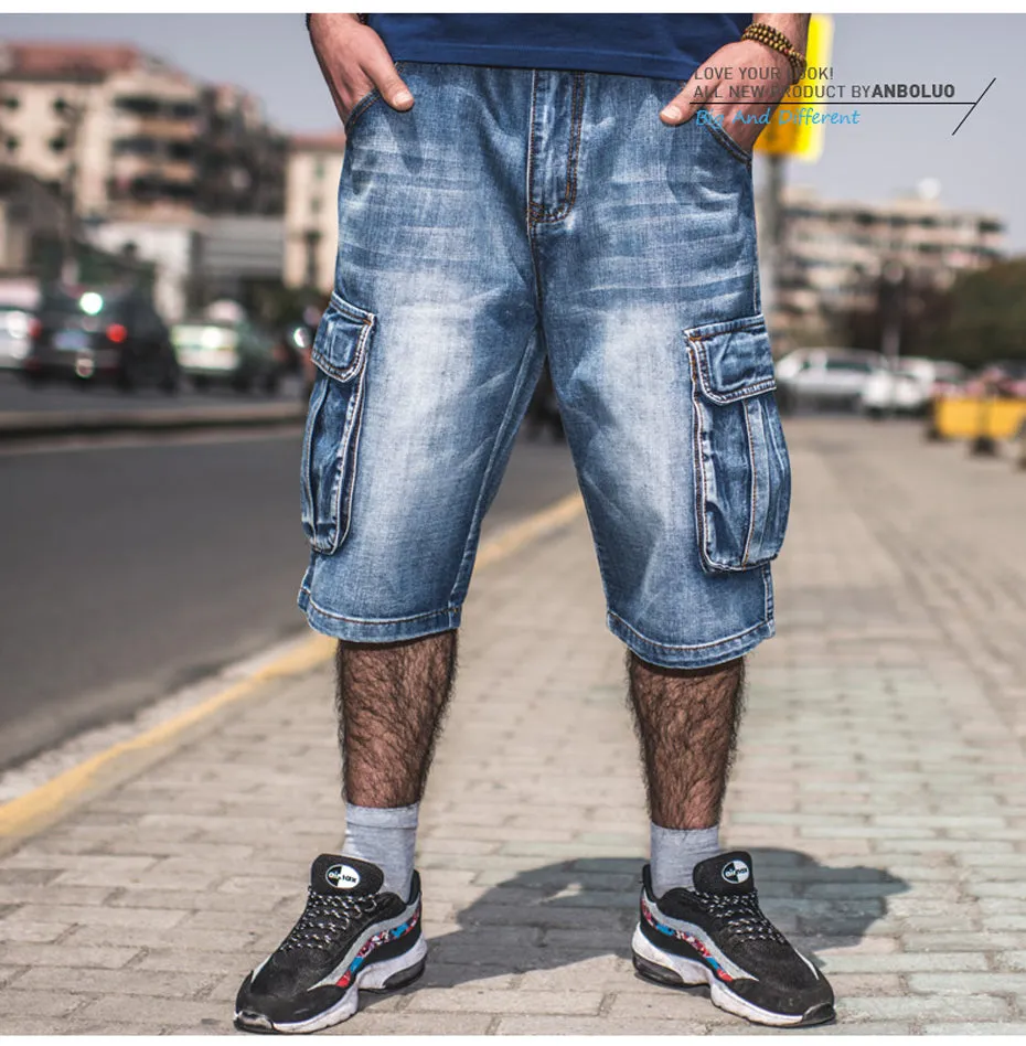 SALE of Men's Loose baggy / Short Skateboard jeans - EU