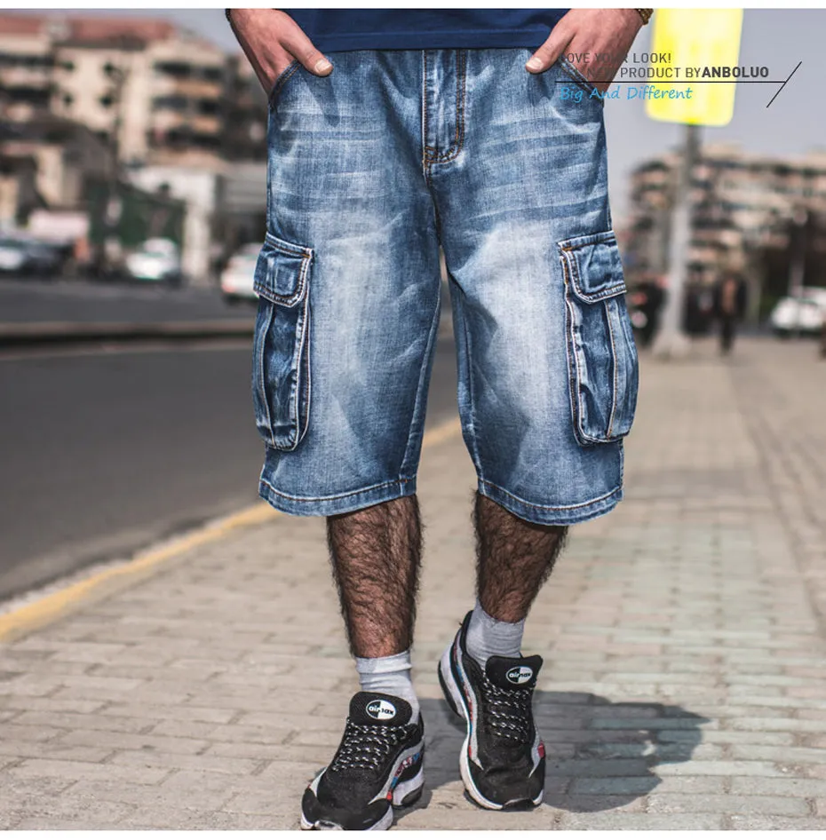 SALE of Men's Loose baggy / Short Skateboard jeans - EU