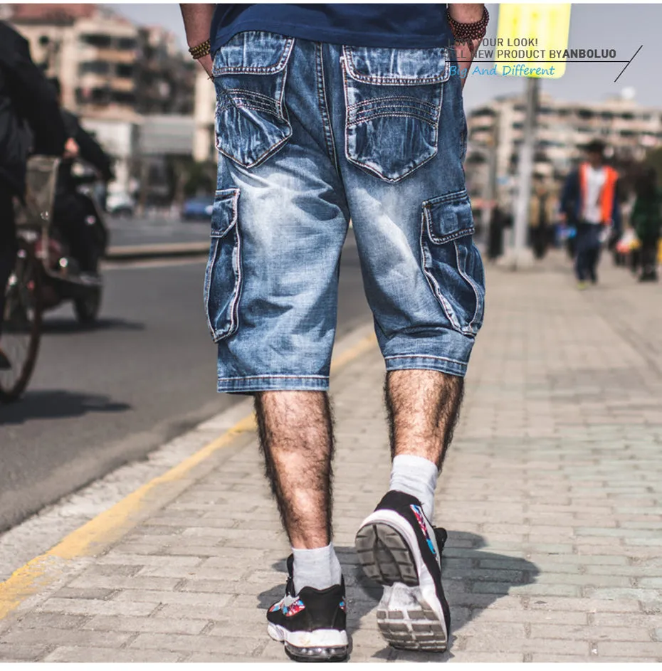 SALE of Men's Loose baggy / Short Skateboard jeans - EU