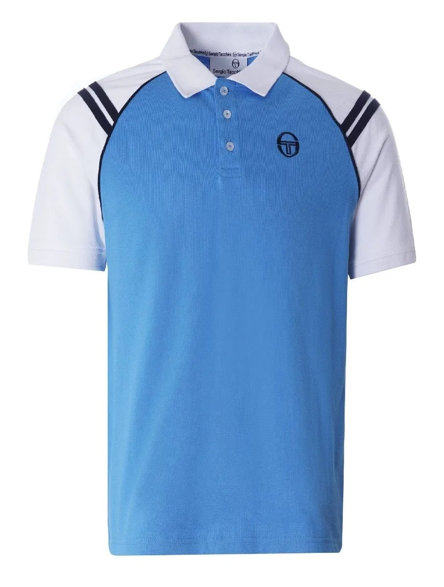 Sergio Tacchini Cortona Polo Shirt Strong Blue/White