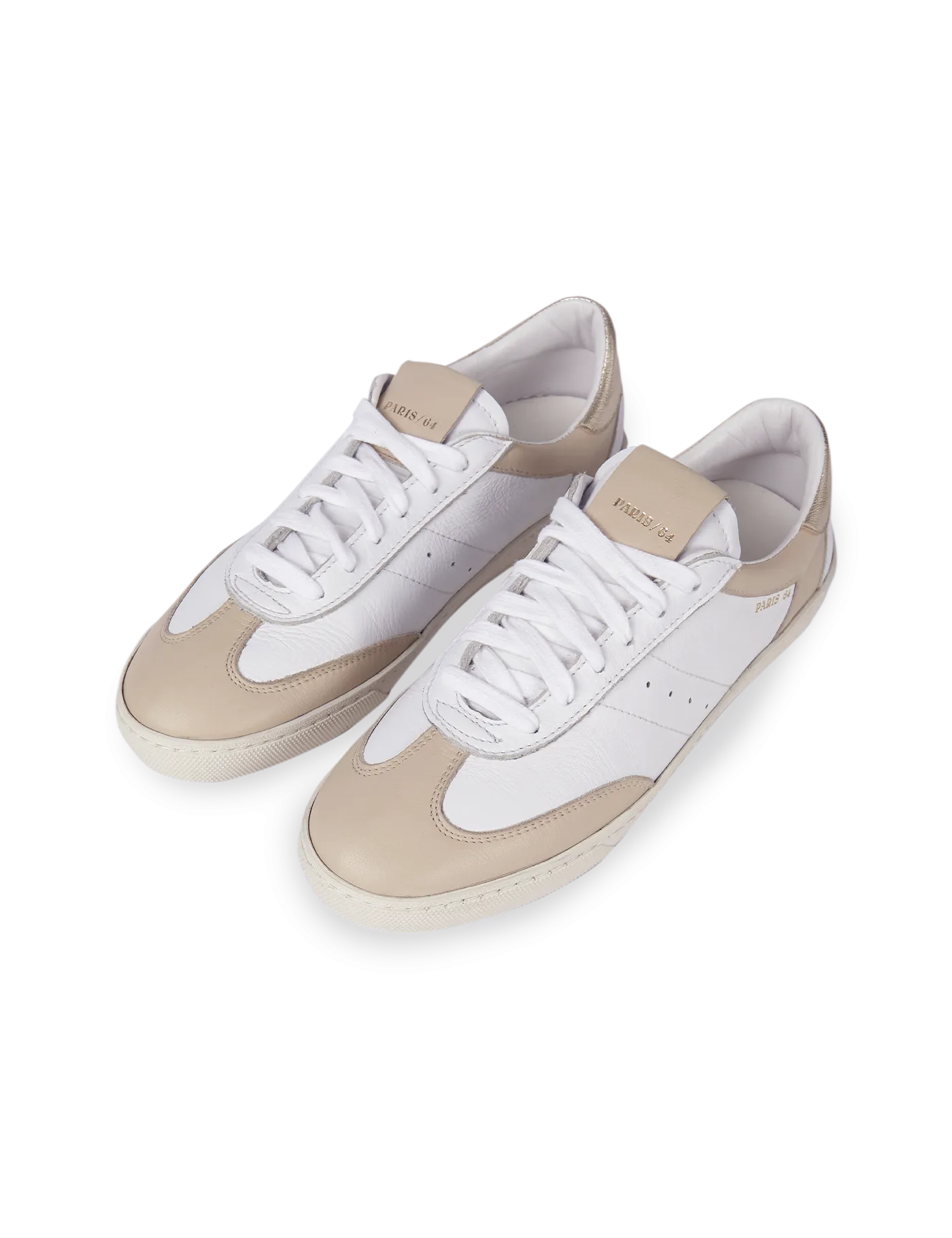 Sneaker Retro P64 White & Cream