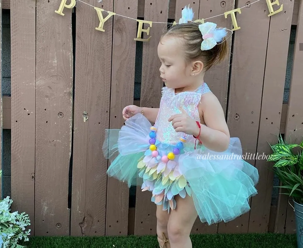 Spring Princess tutu Romper