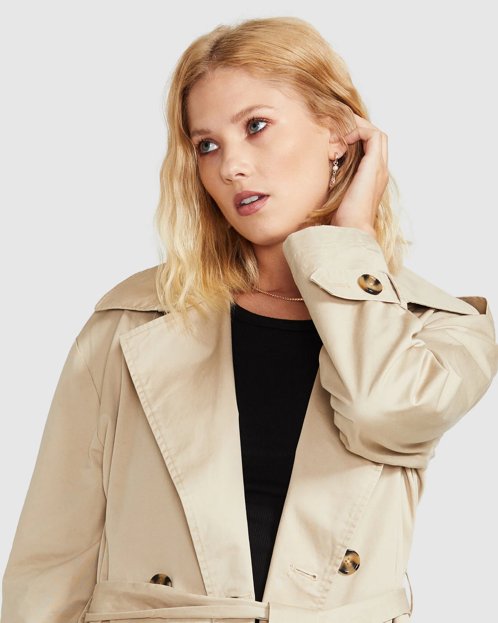 Subtitled Isabelle Trench Coat Tan