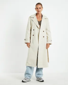 Subtitled Tamika Trench Coat Stone