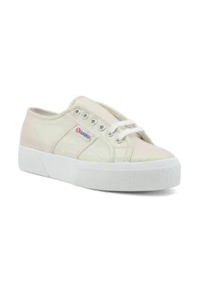 SUPERGA 2740 Platform Sneaker Donna Beige Iridescent S6128SW