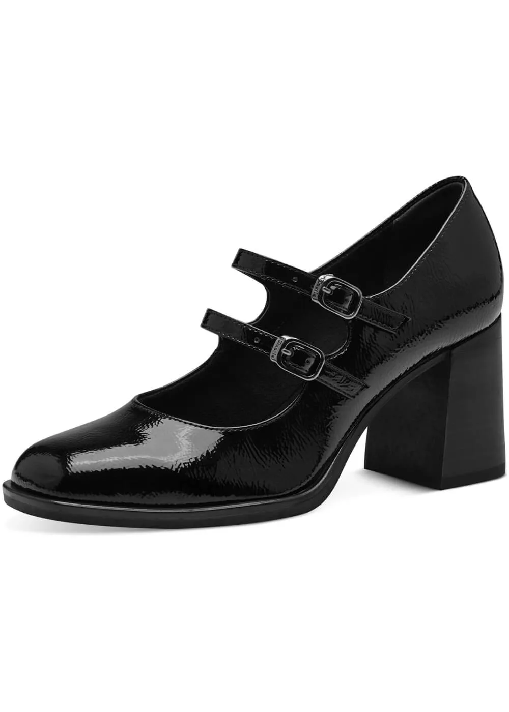 Tamaris Connie Patent 60's Pumps Black