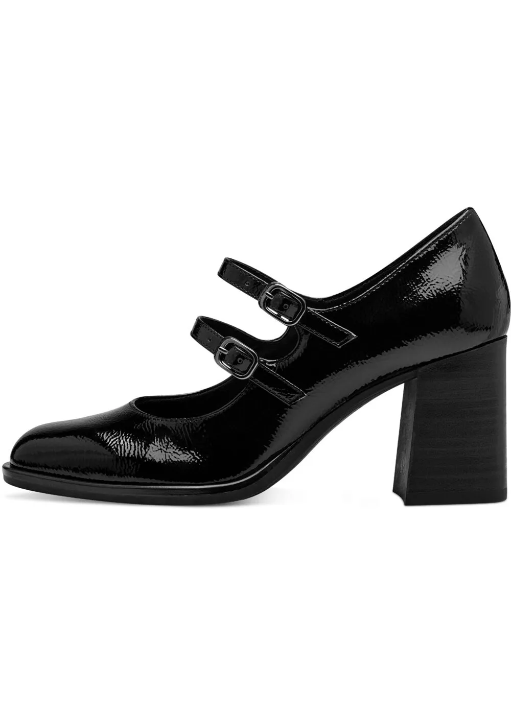 Tamaris Connie Patent 60's Pumps Black