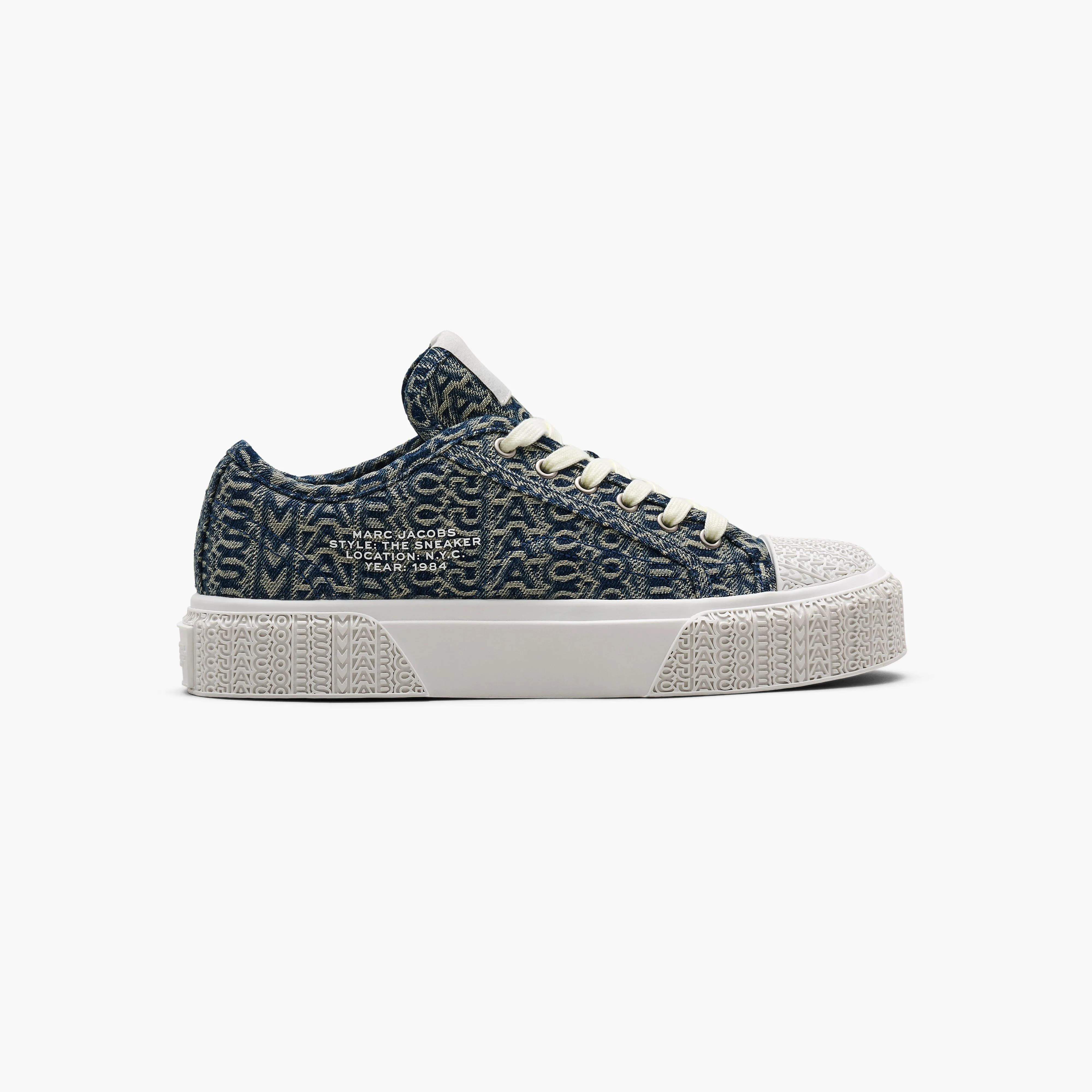 The Denim Monogram Sneaker