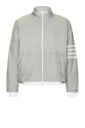 Thom Browne Funnel Neck Nylon Ripstop Jacket -        