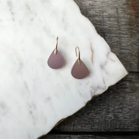 Tiny Teardrops - Metallic Blush - Acrylic Earrings